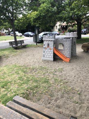 Sand castle slide