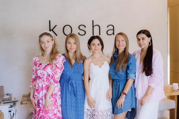 Kosha Spa team(Polina, Olga, Holly, Polly, Lilly)