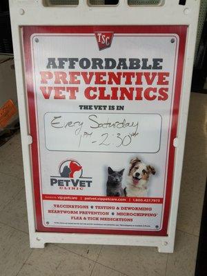 Vet Clinic 1:00 - 2:30 pm