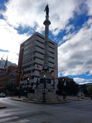 Monument in the road