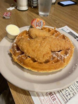 Chicken and waffle