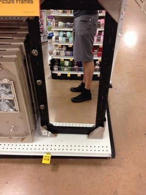 Looking at picture frames and ended up catching my dope black on black converse.