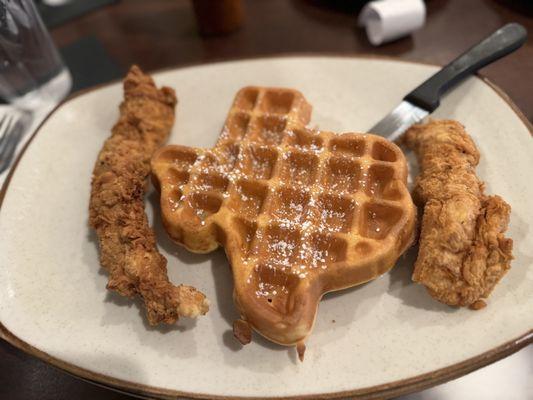 Chicken and waffle