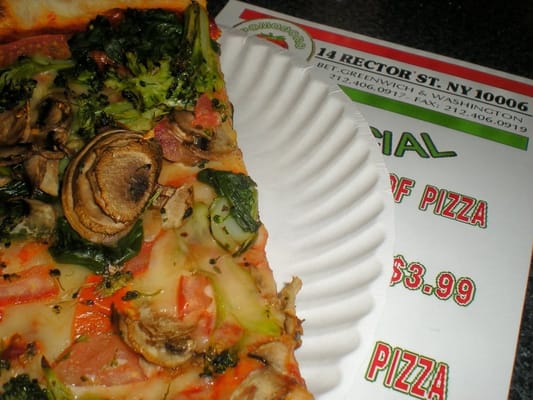 vegetarian slice