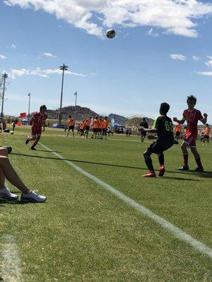 Beautiful day for soccer on some awesome fields!!