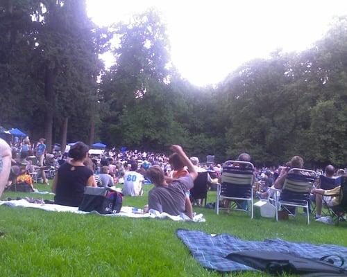 OBC Picnic is every August, laurelhurst park. Some of us stayed for Symphony after. Beer/Bliss!