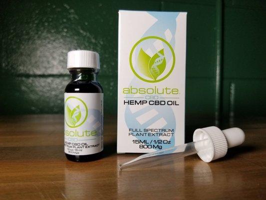 Absolute CBD 800 mg - Full Spectrum Pure Hemp CBD Oil