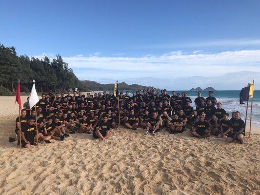 HIARNG RSP on the beach