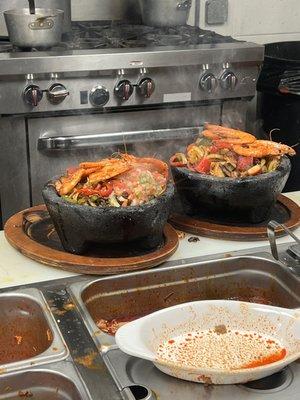 Molcajete seafood