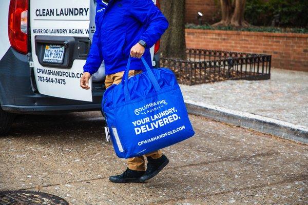 Your laundry delivered.