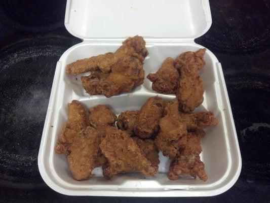 18 piece salt and pepper wings from Ellis Seafood