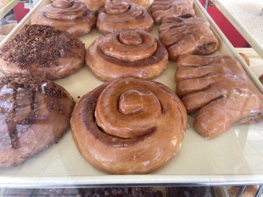 Cinnamon rolls and bear claws