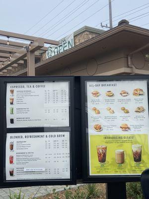 Drive-Through Menu