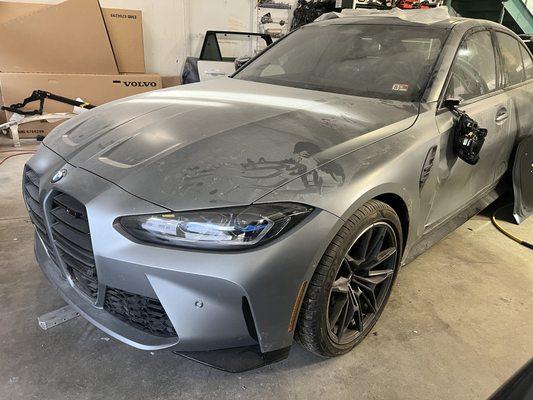 2024 BMW M3 driver side damage