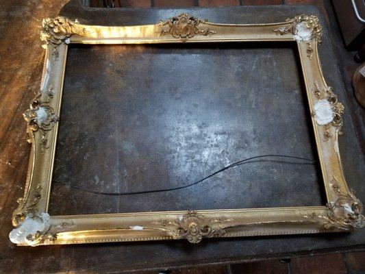 Frame before restoration.