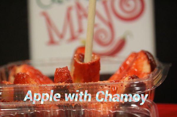 Apple with Chamoy