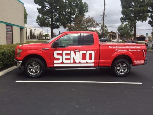 One of Senco's sales mans trucks.