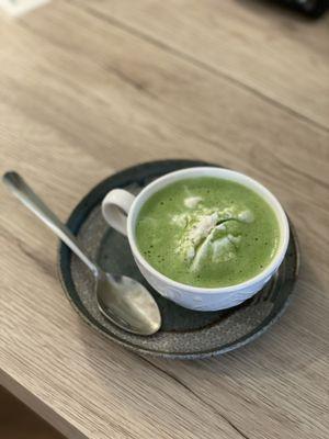 Matcha affogato