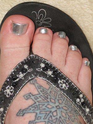 My awesome pedicure!