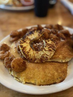 Coconut pancakes. Delicious.