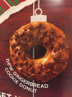 What a gingerbread cookie donut should look like