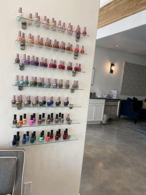 Nail polish selection