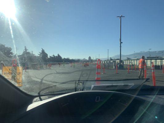 COVID-19 Testing Location - WASHOE Health District at Reno Livestock Event Center.