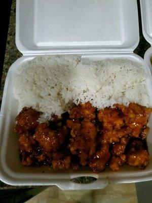 Orange chicken