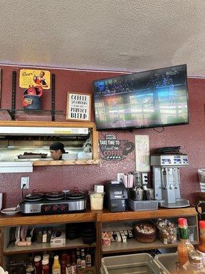 The bar with a tv