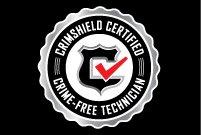 Our Team is Certified Crime-Free by CRIMSHIELD and wear security badges Scottsdale and Paradise Valley clients can scan with your smartphone