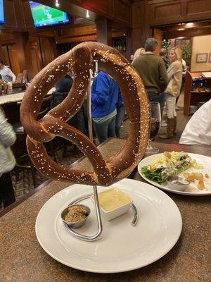 Bavarian pretzel.