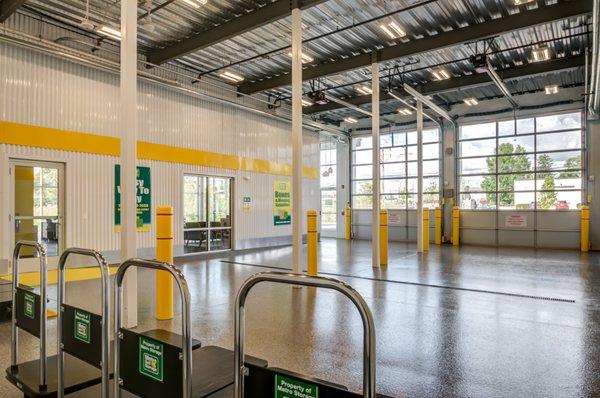 Interior loading bays