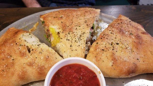 Deluxe Steak Calzone (large size)