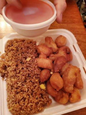 Sweet and sour chicken