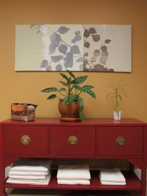 Another view of a treatment room at Still Mountain.