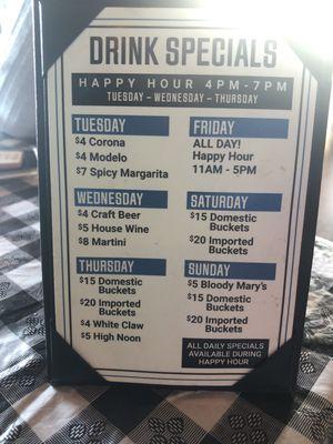 Drinks Specials