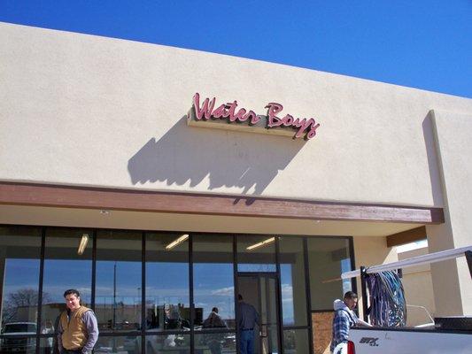 The Waterboyz store front second location on St. Michaels Drive 1700 C-112 next to the Gas Conpany