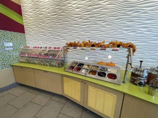 Toppings bar