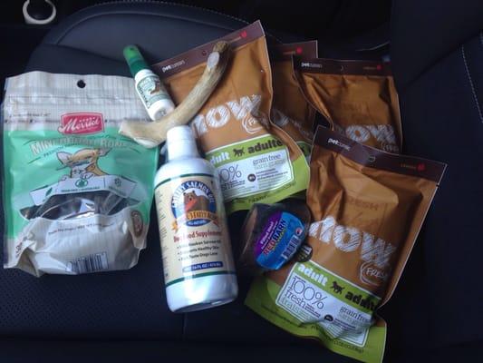 Bought lots of goodies for my little guy!