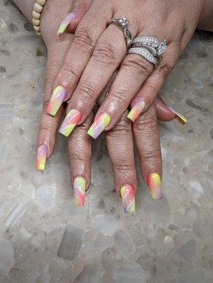 Exceptional nails done by Peter