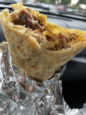 Bacon Breakfast Burrito