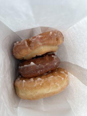 Old fashioned cake, potato, glazed