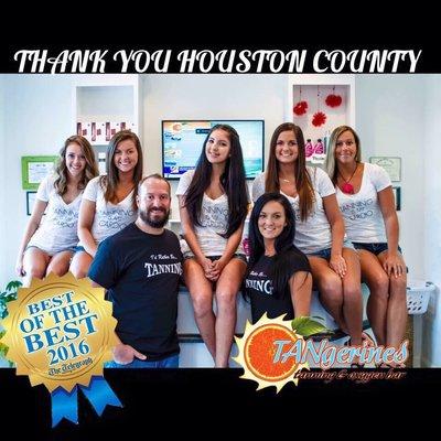 Voted Best Tanning Salon in 2016!