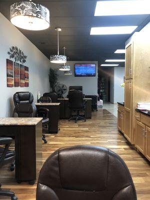 Salon area (manicure)