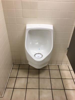 Waterless urinal installed at raleys in Lodi cal