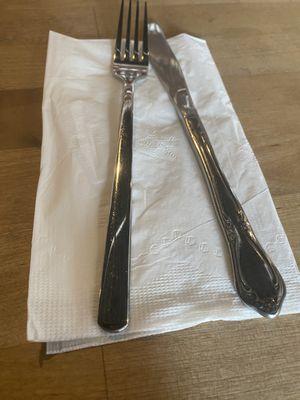 Flatware & Paper Napkin