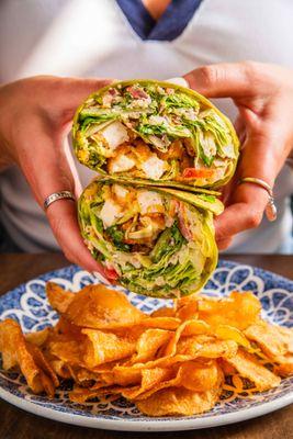 Crispy Chicken Caesar Wrap