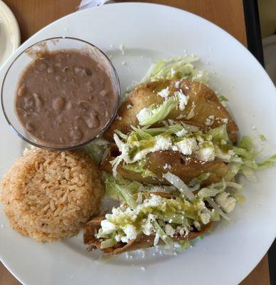 Chorizo Con Papa Tacos Dorados