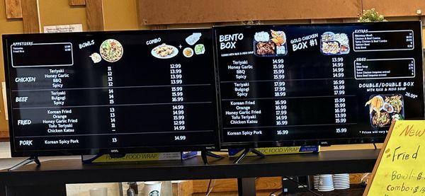 Menus