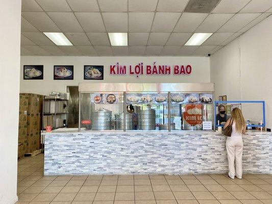 They have the best banh bao!